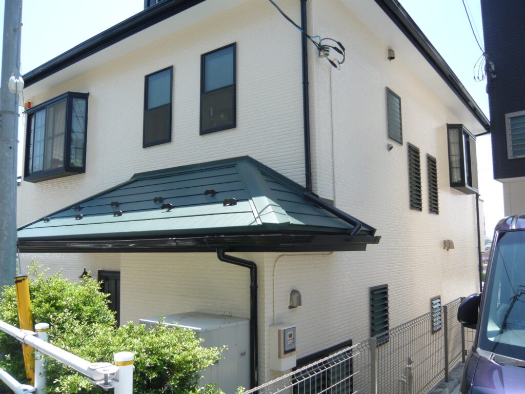 江戸川区K様邸で屋根外壁塗装（外壁パーフェクトトップ）